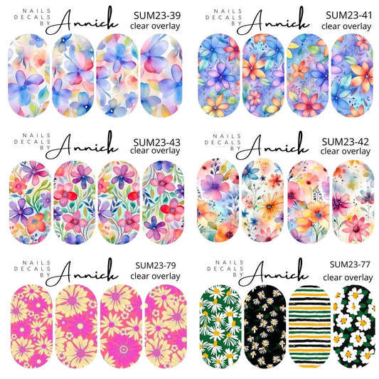 Summer nails decals www.j4funboutique.com