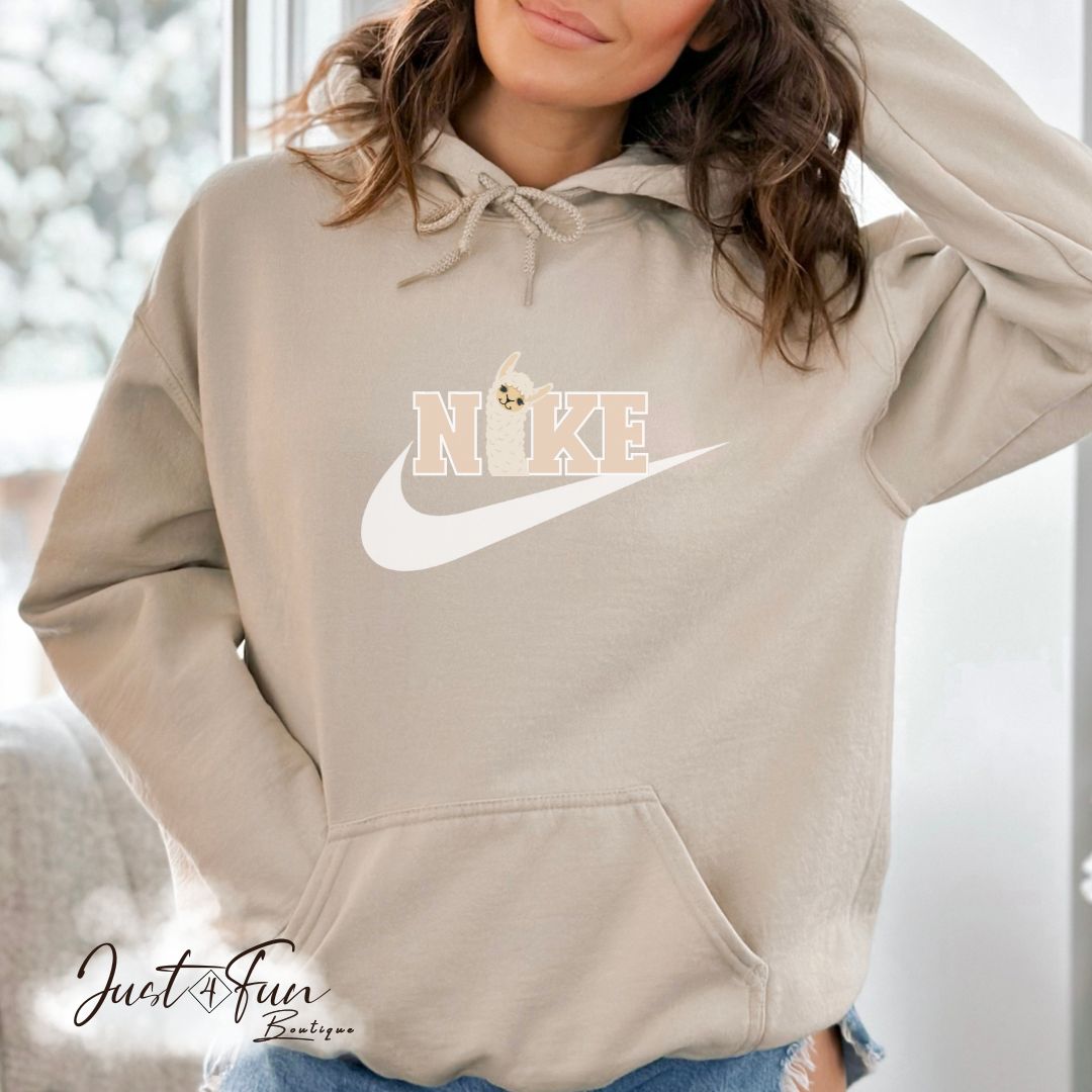 www.j4funboutique.com swooch Cute Lama hoodie/sweatshirt