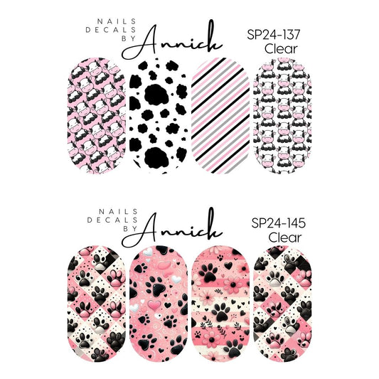 Cute Animal waterslide decals for nails www.j4funboutique.com