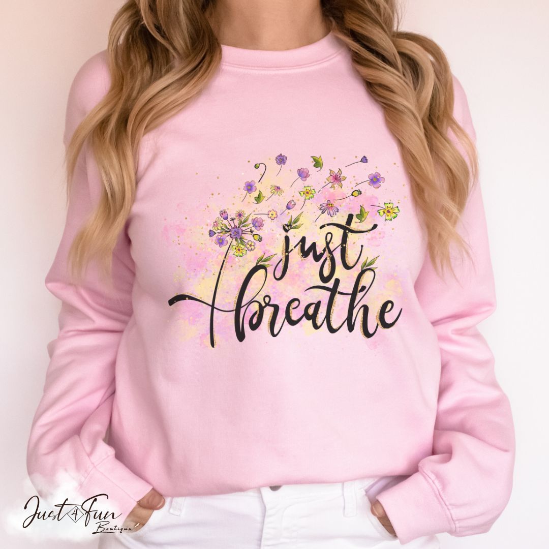 www.j4funboutique.com Just Breath Dandelion Hoodie/sweatshirt