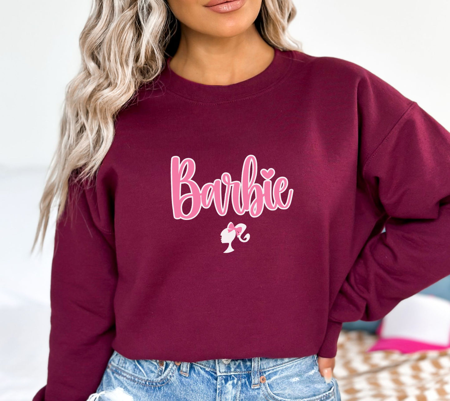 Barbie hoodie or sweatshirt www.j4funboutique.com