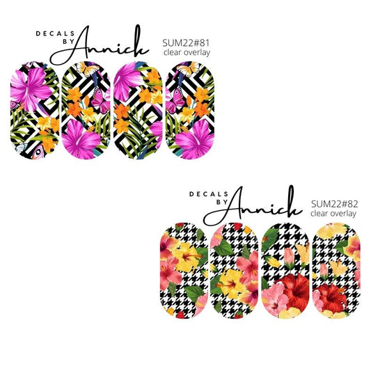 summer nails decals www.j4funboutique.com