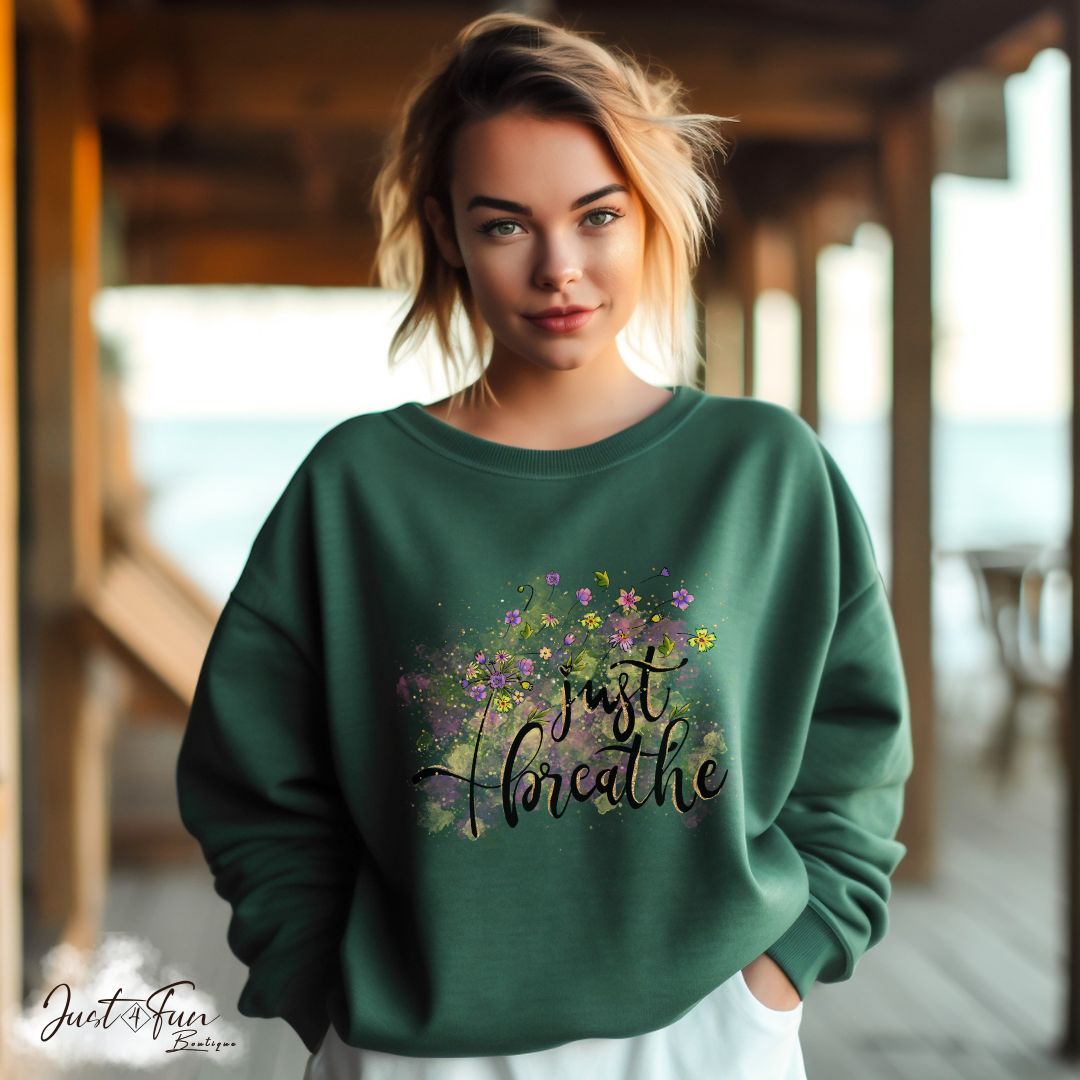 www.j4funboutique.com Just Breath Dandelion Hoodie/sweatshirt