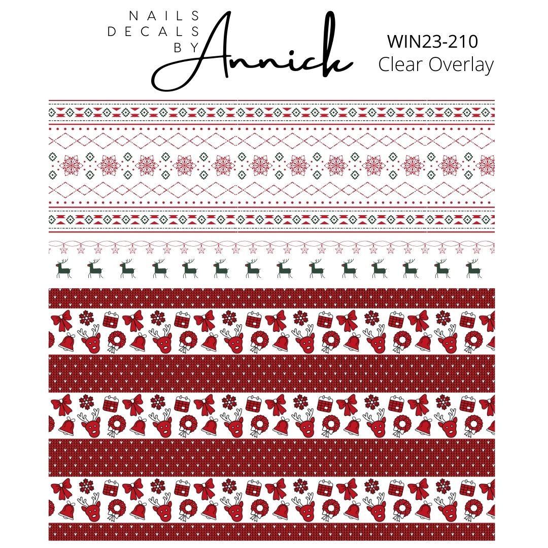 Winter/ & Christmas waterdecals for nails www.j4funboutique.com