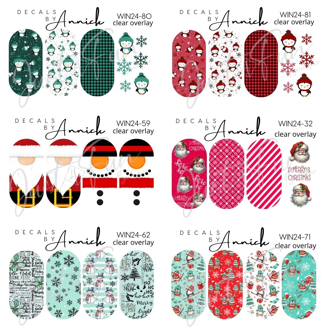 winter nails decals www.j4funboutique.com