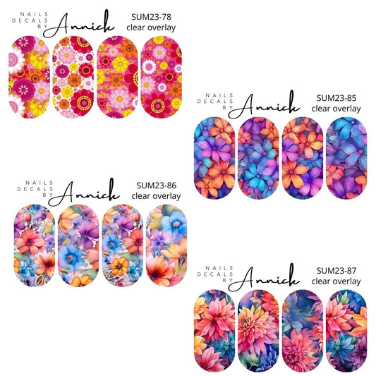 Summer nails decals www.j4funboutique.com