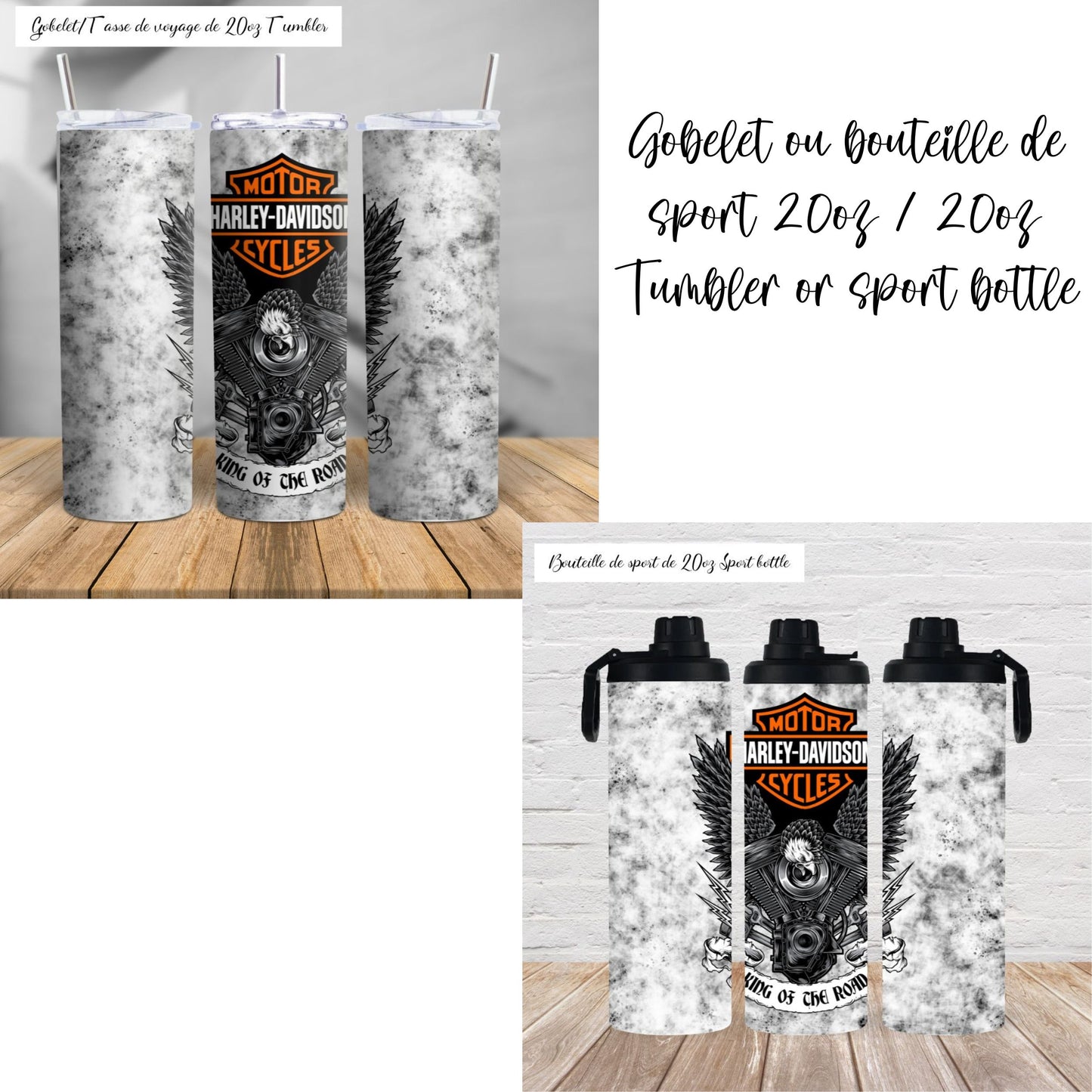 HARLEY DAVIDSON tumbler www.j4funboutique.com