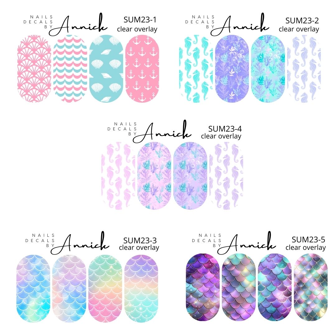 Summer nails decals www.j4funboutique.com