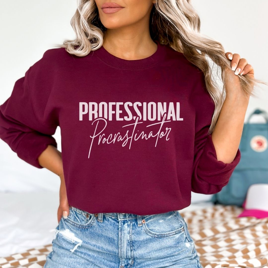 Professional Procrastinator Hoodie/sweatshirt www.j4funboutique.com