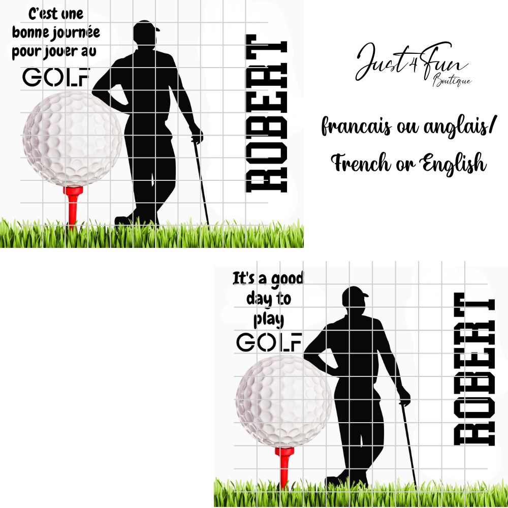 GOLF 2in1 Sport bottle www.j4funboutique.com