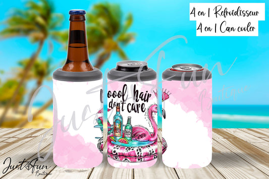 pool hair don't care! 4 in 1 can cooler www.j4funboutique.com