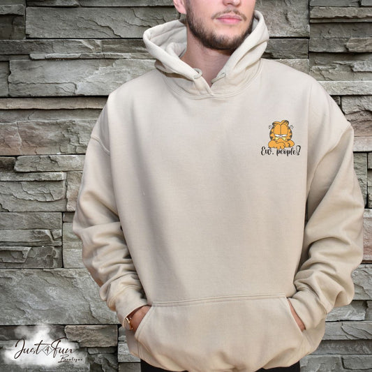 www.j4funboutique.com Garfield Ew People! hoodie/sweatshirt