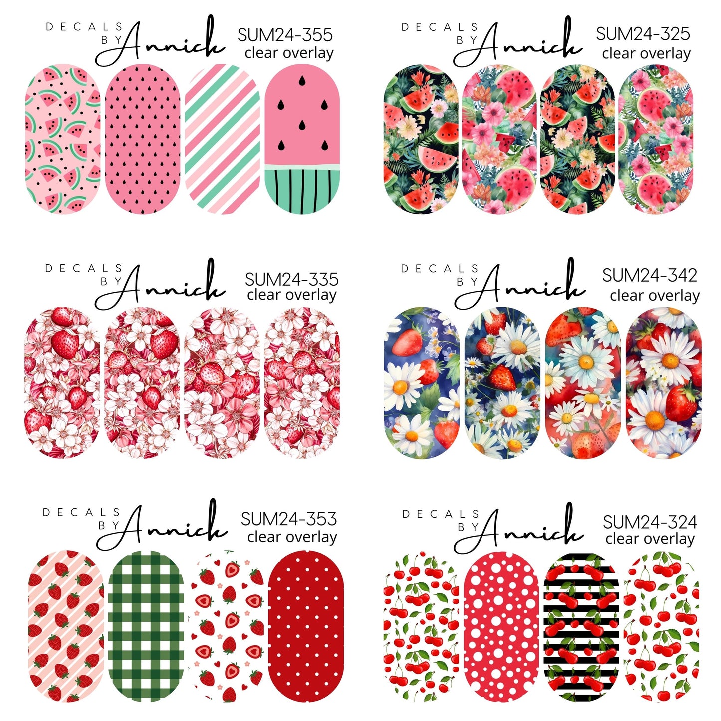 Waterdecals for nails www.j4funboutique.com