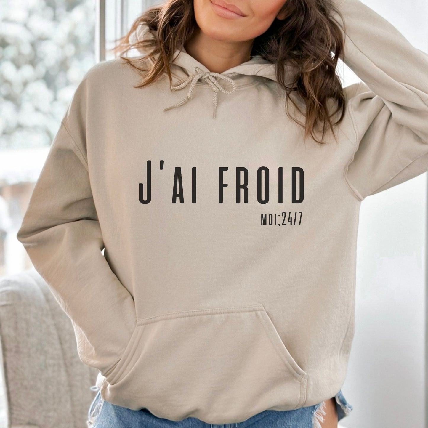 j'ai froid moi 24-7 Hoodie/Sweatshirt www.j4funboutique.com