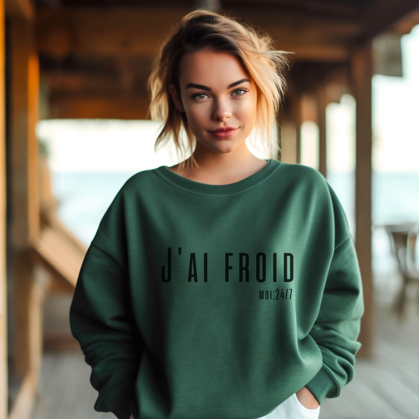 j'ai froid moi 24-7 Hoodie/Sweatshirt www.j4funboutique.com