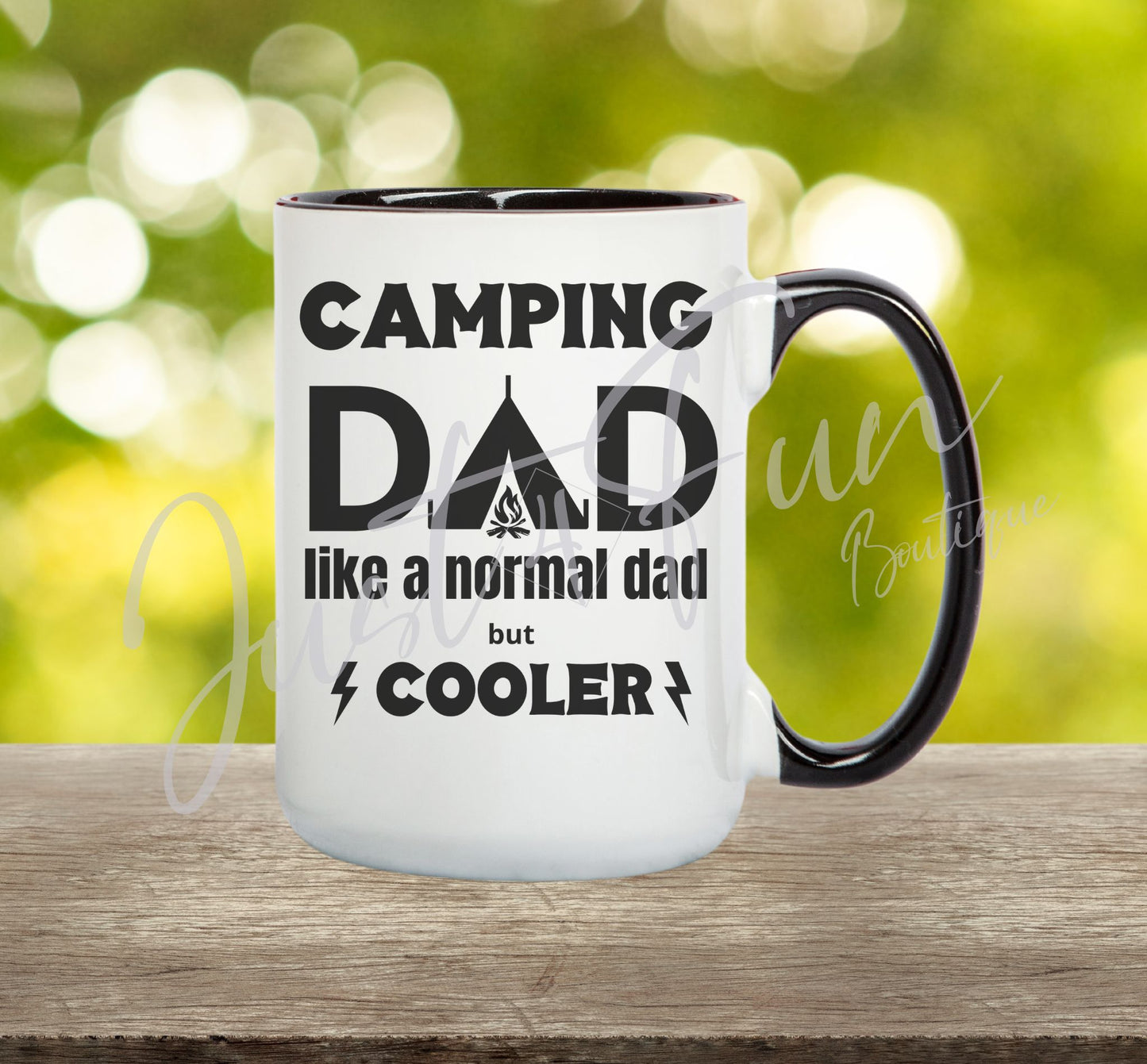 Camping dad custom mug www.j4funboutique.com