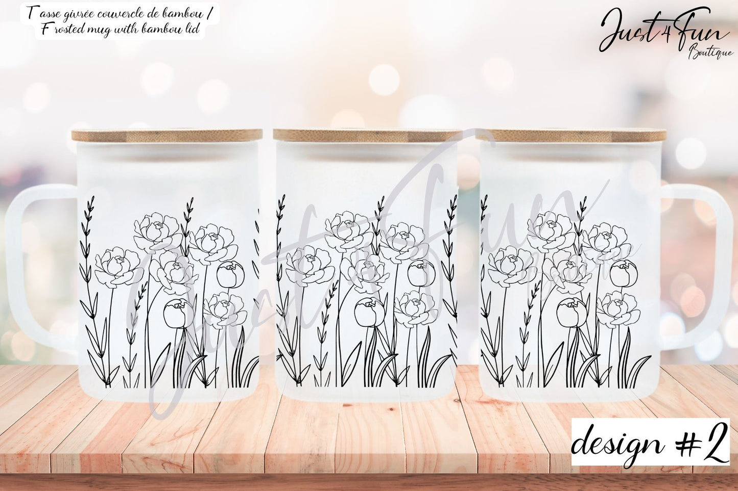 Wildflowers mug www.j4funboutique.com