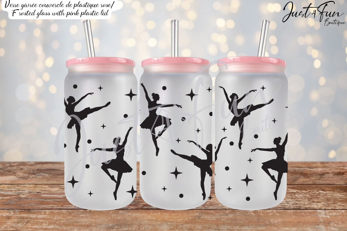 Ballet dancer 16oz Iced Coffee Tumbler or 15oz Frosted Mug 