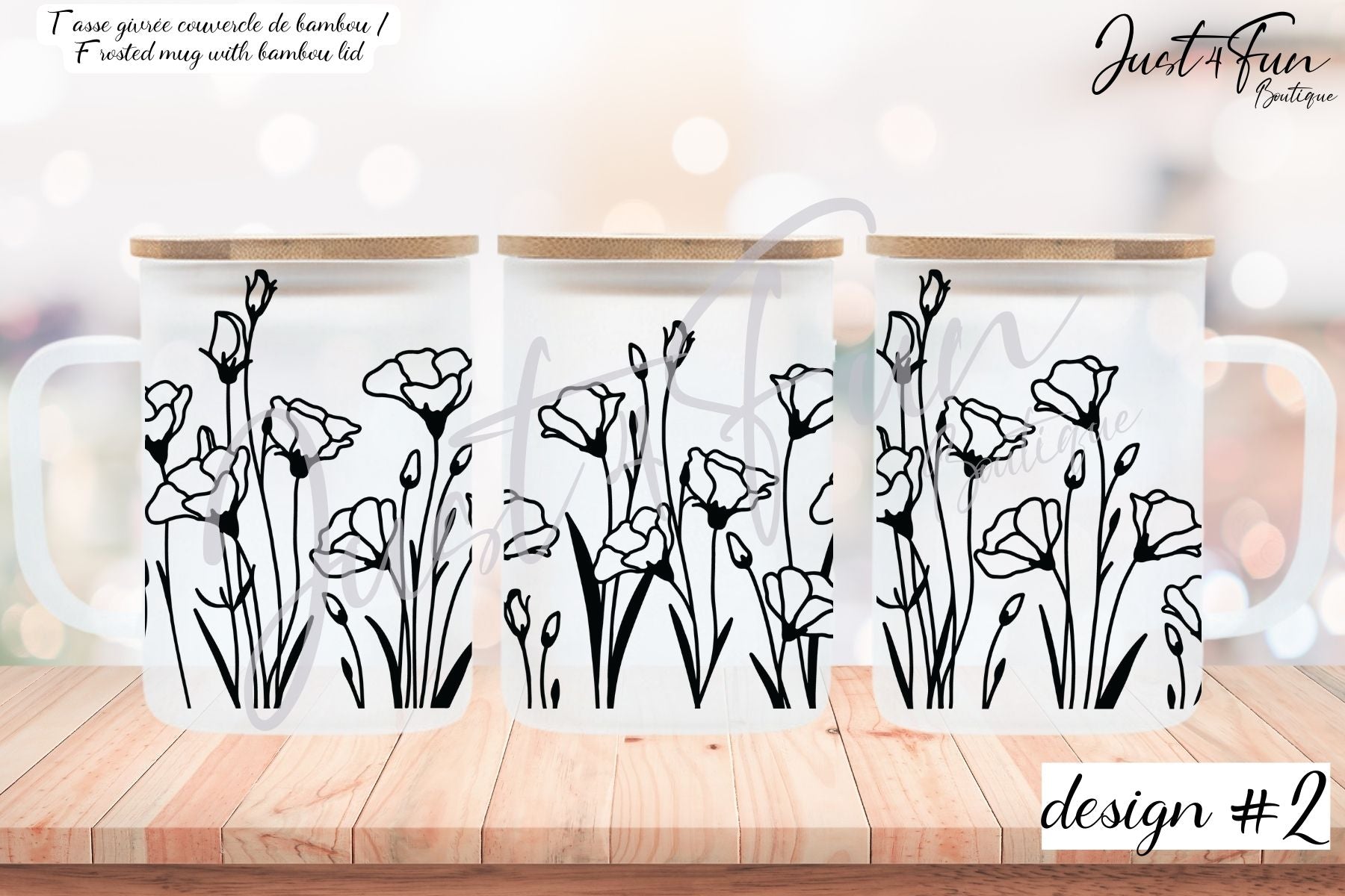 Wildflower mug www.j4funboutique.com