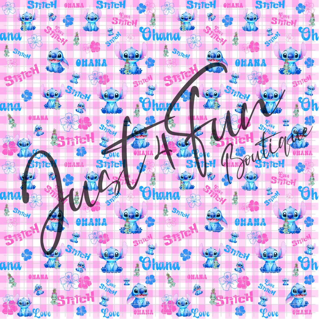 SEAMLESS STITCH OHANA pattern digital files www.j4funboutique.com