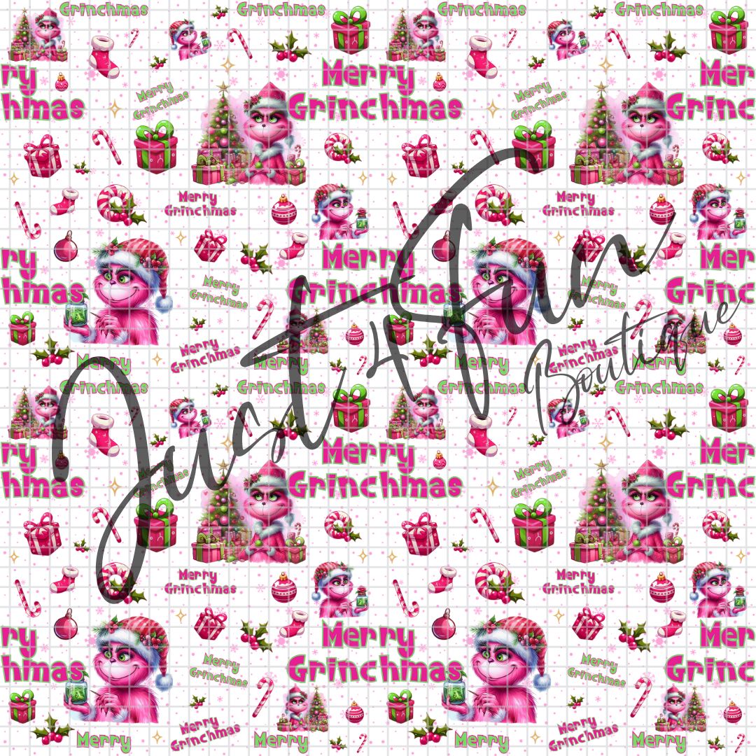 MERRY GRINCHMAS PINK PNG files www.j4funboutique.com