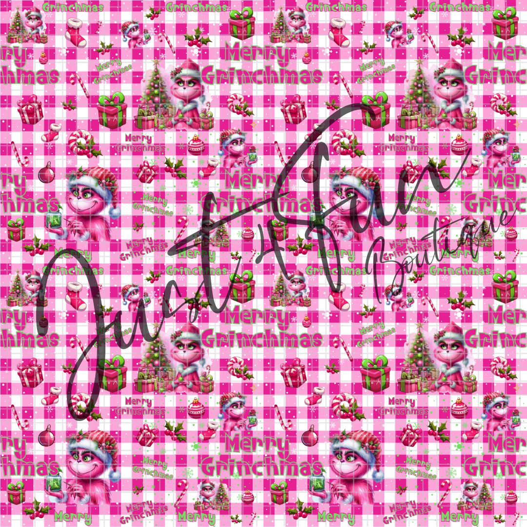 MERRY GRINCHMAS PINK PNG files www.j4funboutique.com