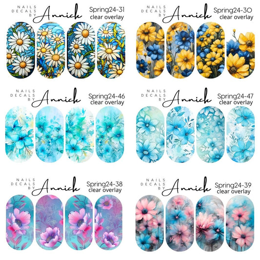 Spring decals for nails www.j4funboutique.com