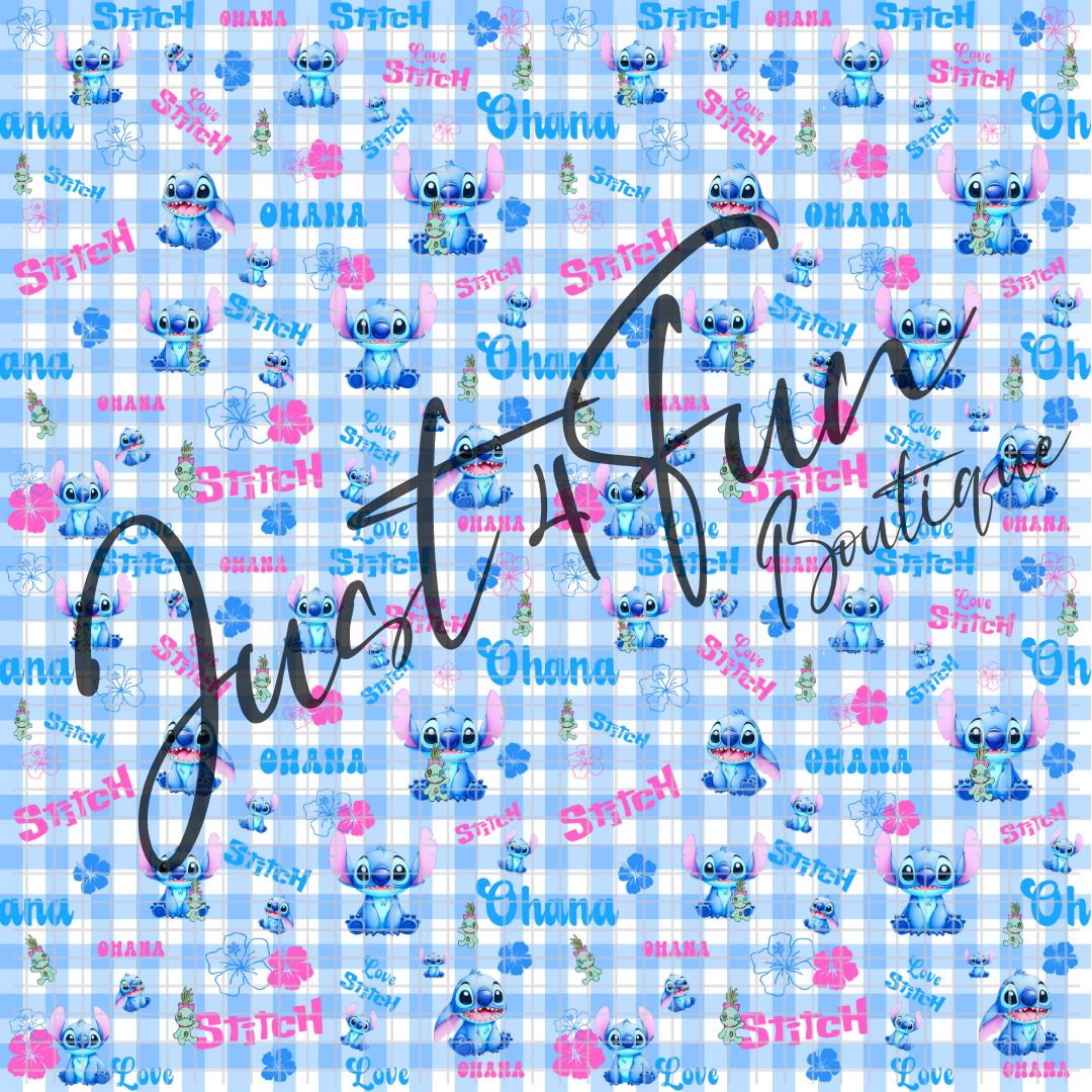 SEAMLESS STITCH OHANA pattern digital files www.j4funboutique.com