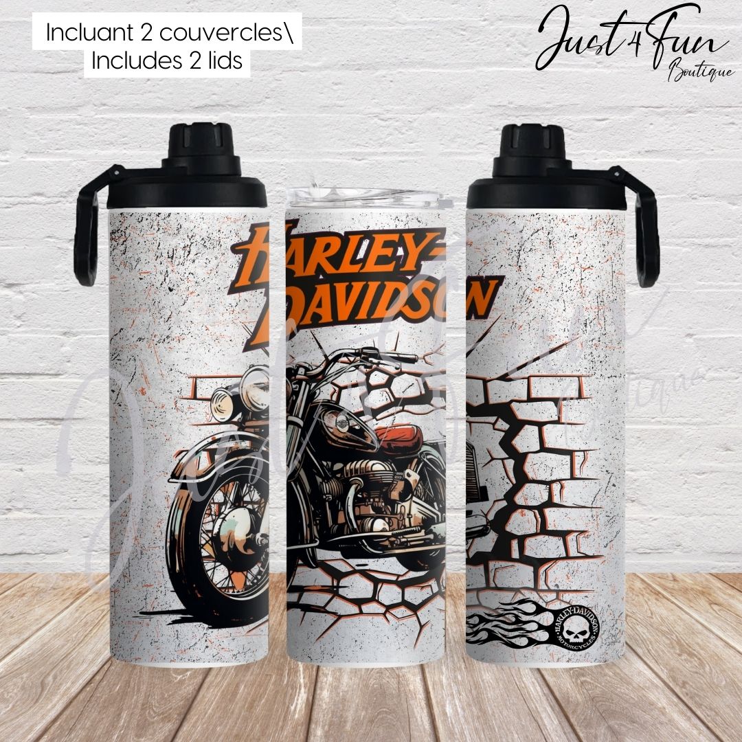 HARLEY DAVIDSON 2in1 tumbler www.j4funboutique.com