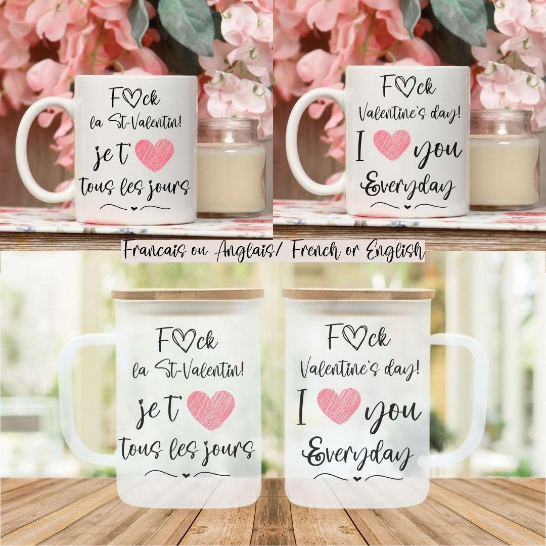 Fuck Valentine's day mug www.j4funboutique.com