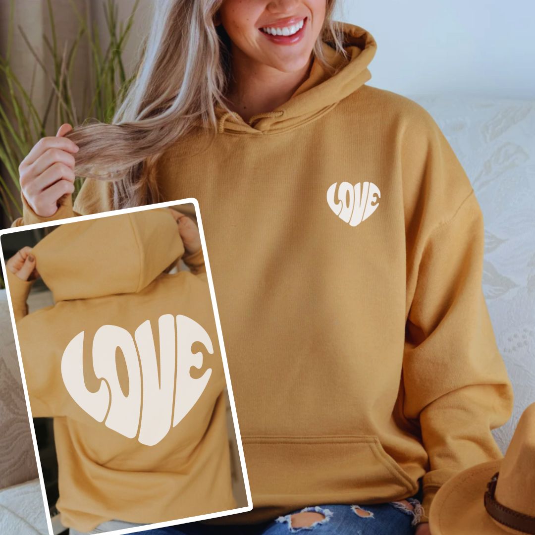 LOVE HEAR SHAPE Hoodie/Sweatshirt www.j4funboutique.com