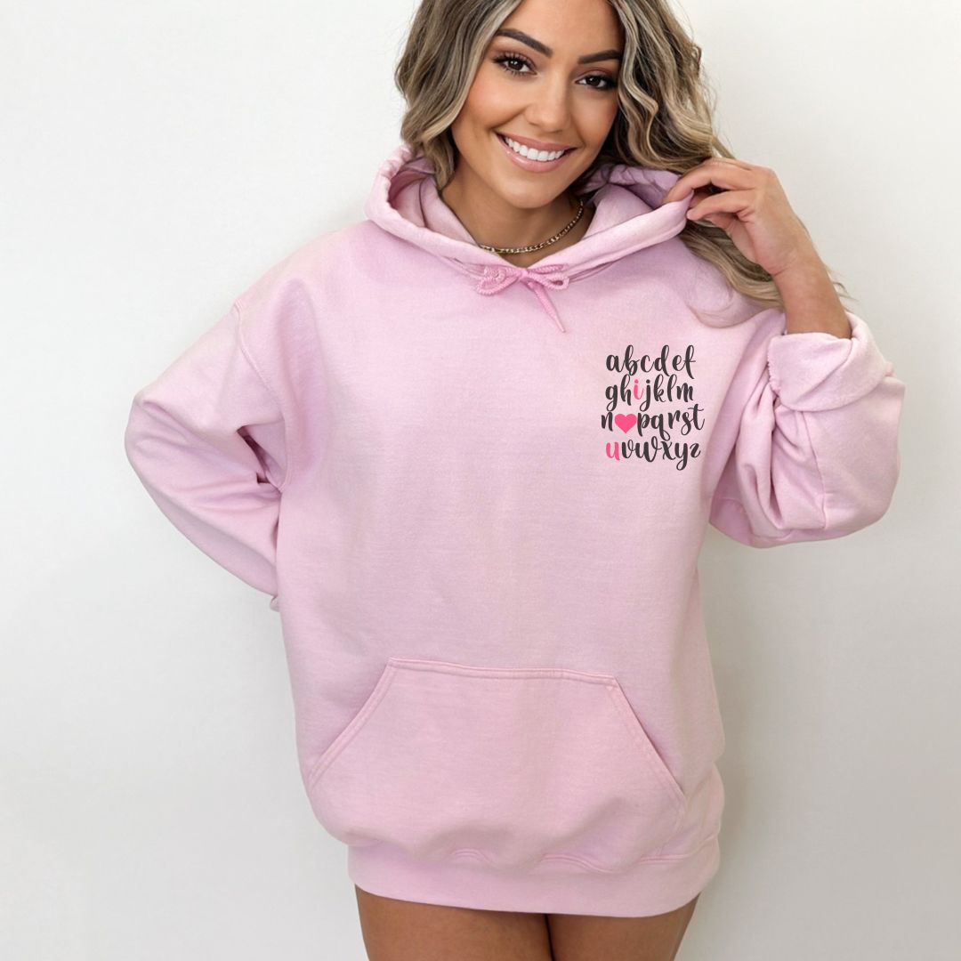 I LOVE U hoodie/sweatshirt www.j4funboutique.com