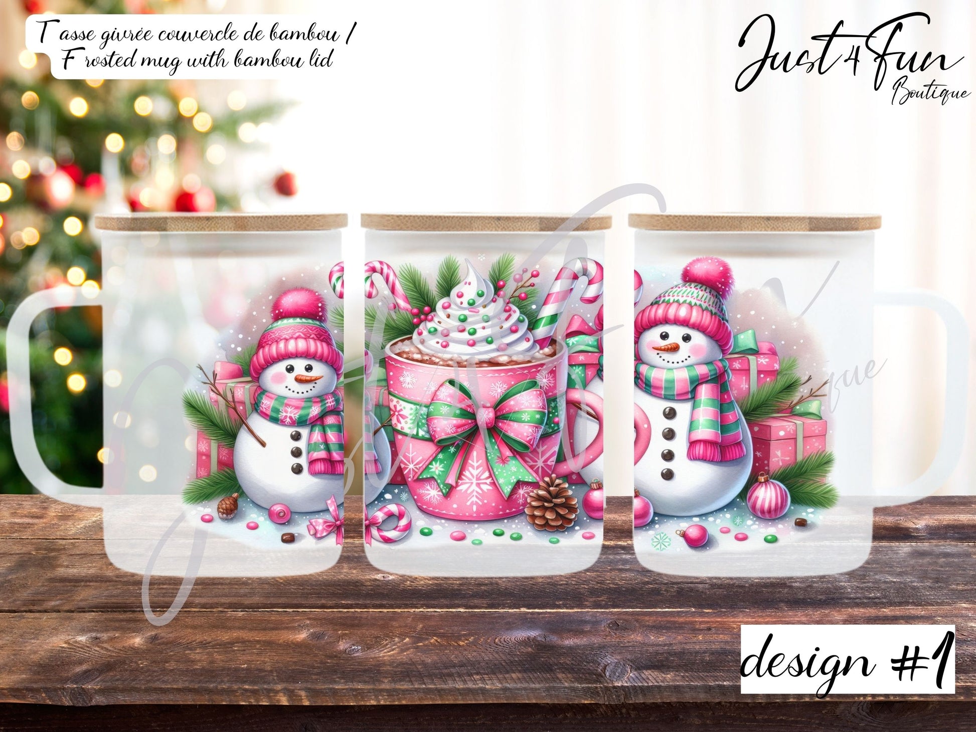 SNOWMAN MUGS www.j4funboutique.com