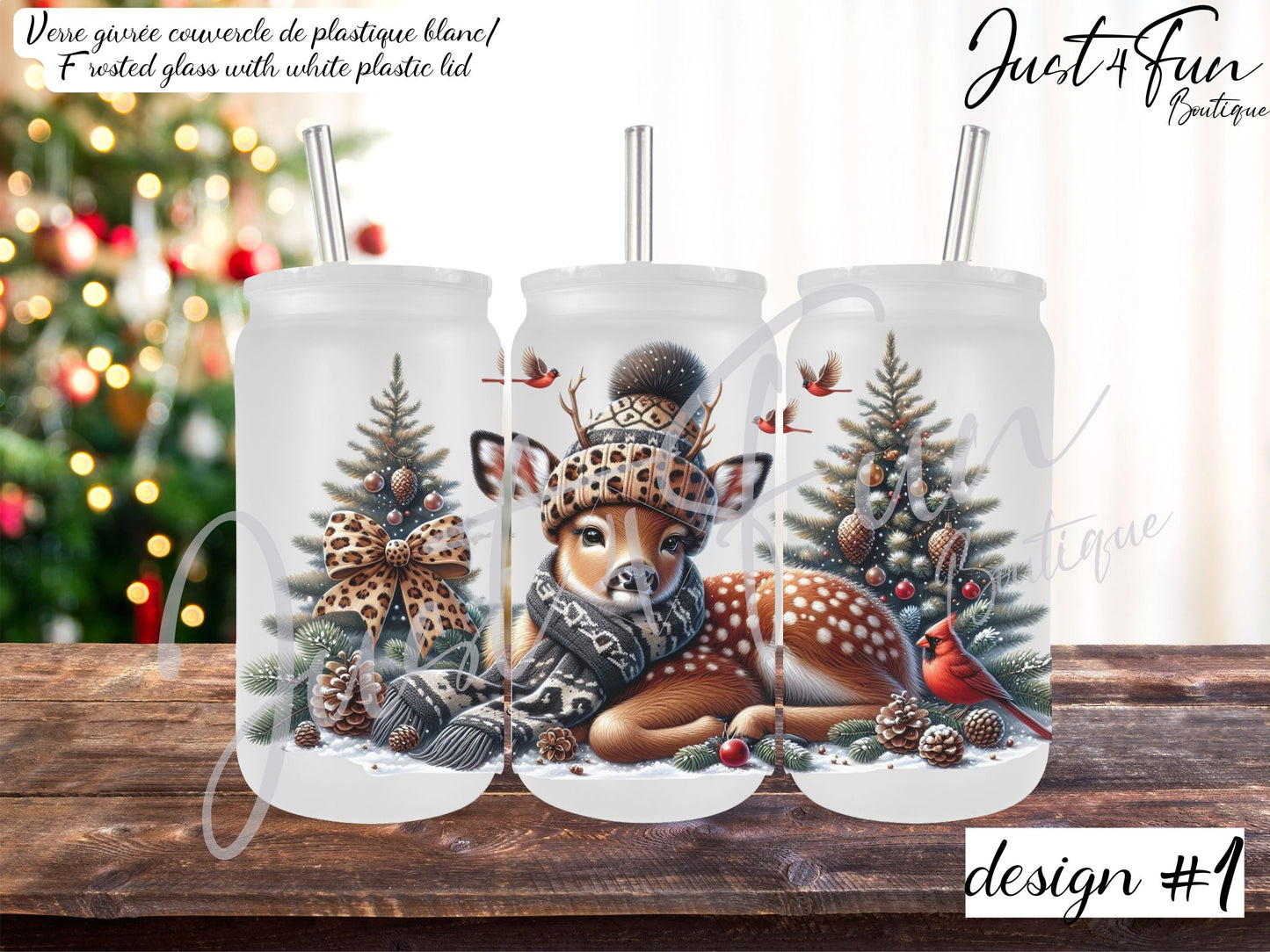 REINDEER MUGS www.j4funboutique.com