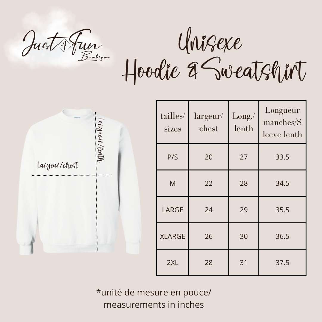 Hoodie /Sweatshirt J'ai Froid moi 24/7