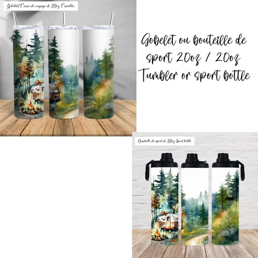 Camping tumbler www.j4funnboutique.com