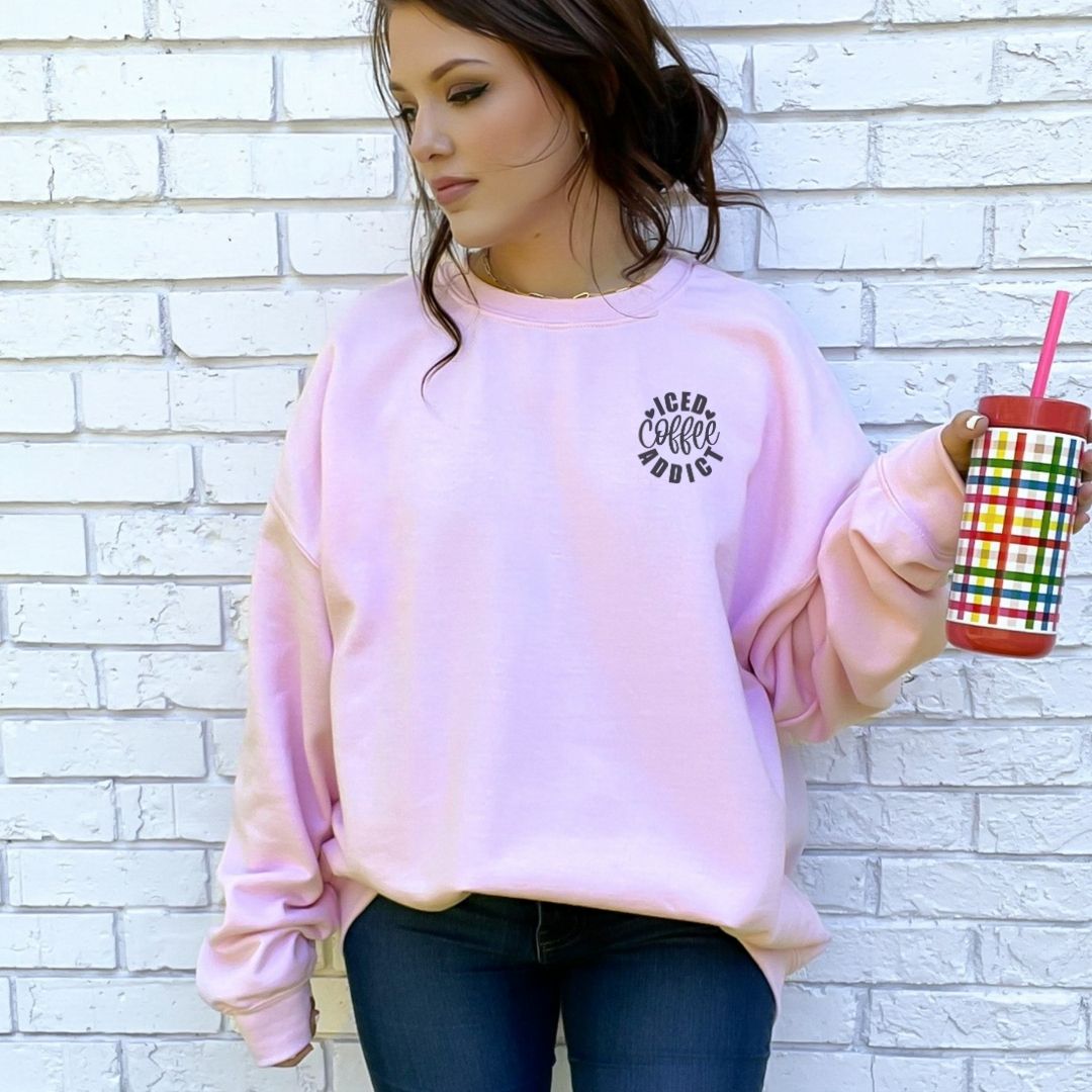 Iced Coffee Addict hoodie/Sweathirt www.j4funboutique.com