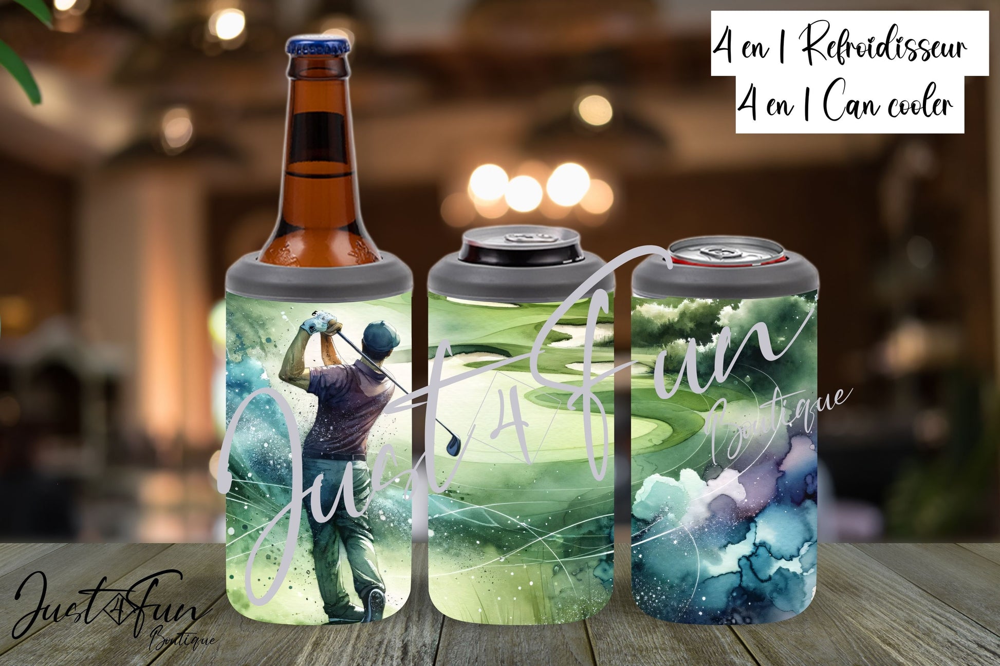 GOLF! 4 in 1 can cooler www.j4funboutique.com