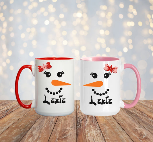 Customizable 15oz Snowman Mug