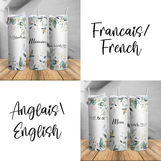 Meilleure mamam au monde  Tumbler www.j4funboutique.com