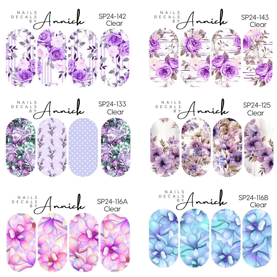 Spring waterslide decals for nails www.j4funboutique.com