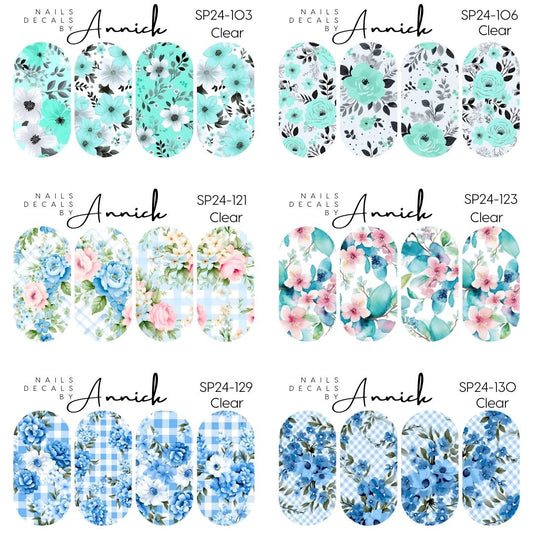 Spring waterslide decals for nails www.j4funboutique.com