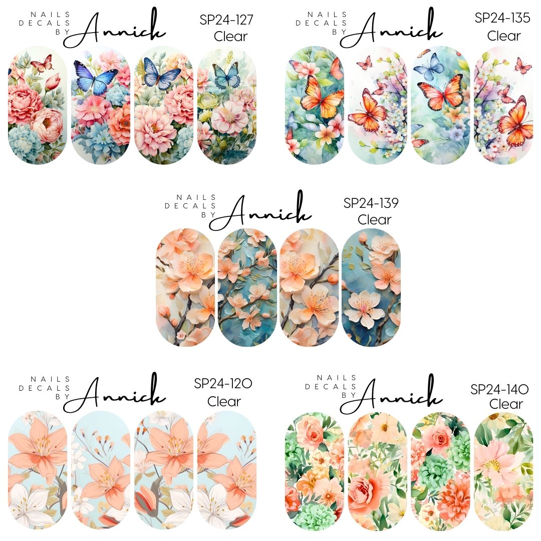 Spring waterslide decals for nails www.j4funboutique.com