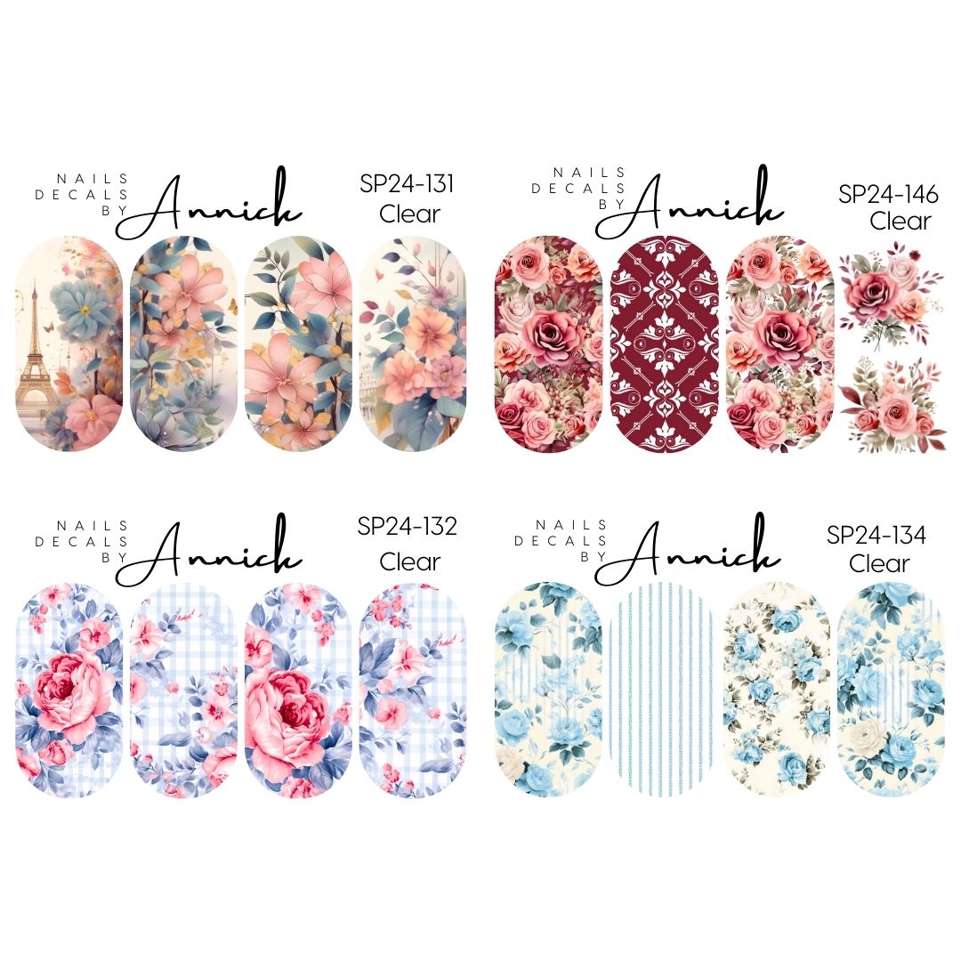 Spring waterslide decals for nails www.j4funboutique.com