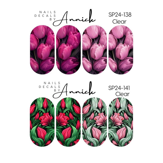 Spring waterslide decals for nails www.j4funboutique.com