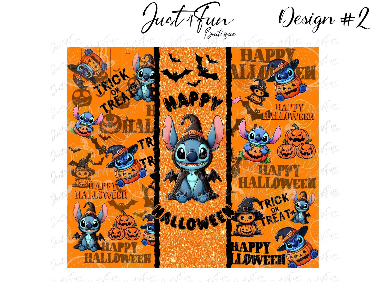 STITCH  Halloween 20oz tumbler PNG files www.j4funboutique.com