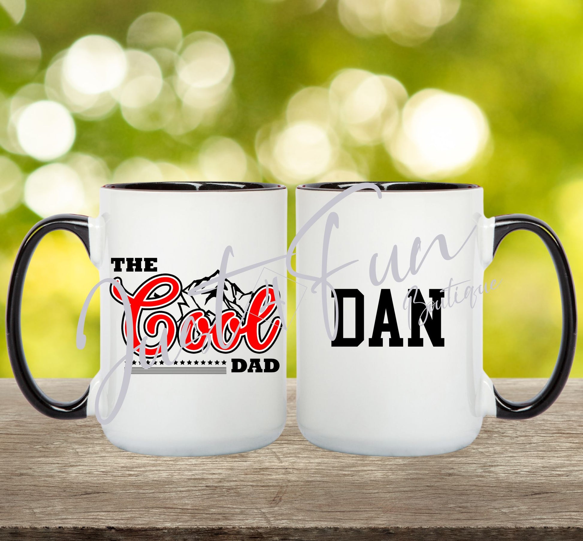 the cool Dad (custom mug) www.j4funboutique.com