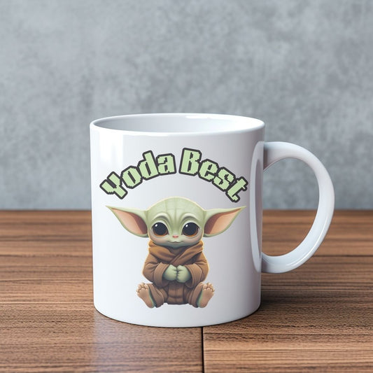 YODA Best baby Yoda mug www.j4funboutique.com