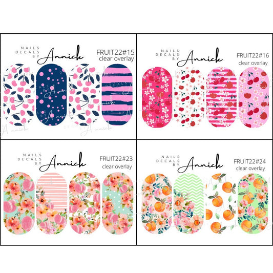 FRUITS nails decals www.j4funboutique.com