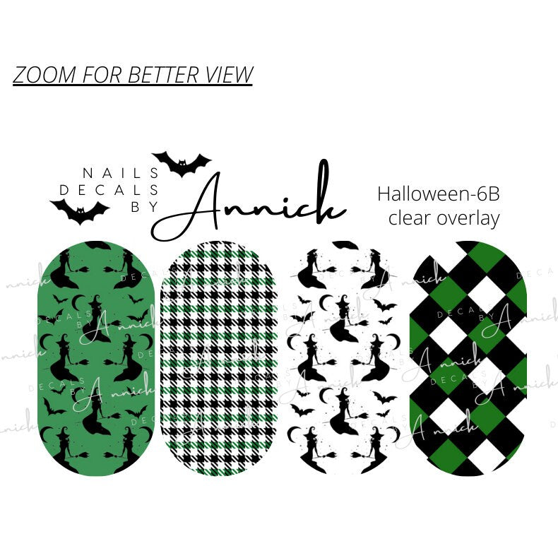 HALLOWEEN NAILS DECALS www.j4funboutique.com